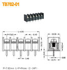 LED スイッチ力のためのシングル レベルのプラグイン可能なターミナル ブロック 2 - 24 Pin ピッチ