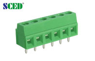 電気照明のための緑 300V 10A PCB の台紙のターミナル ブロック ピッチ 3.5mm