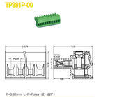 300V 8A PCB はターミナル ブロック 3.81mm ピッチのプラグイン可能なターミナル ブロックのプラグを差し込みます