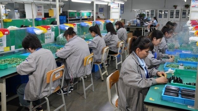 SCED ELECTRONICS CO., LTD. 工場生産ライン