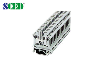 直角ワイヤー入口600V 50Aのレール敷のターミナル ブロックの幅8.2mm
