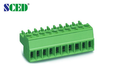 PA66 女性のプラグイン可能なターミナル ブロック コネクタ 3.5mm ピッチ 300V 8A 2-22 ポーランド人