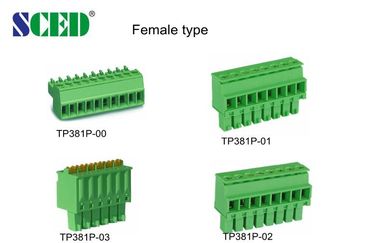2-22ポーランド人M2のターミナル ブロックの真鍮クランプおりのプラグは女性のソケットをねじで締める