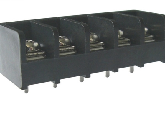 間隔9.52mmの障壁のターミナル ブロック300V 20A 2-24のポーランド人の直角ワイヤー入口
