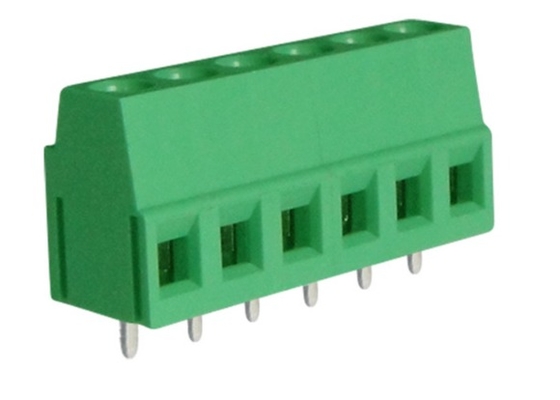 単一のデッキ300V 10A PCBのターミナル ブロックM3 2-24ポーランド人5.08mmピッチ