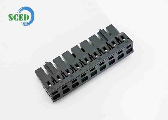 PA66 プラスチックグレー 接続可能な端末ブロック接続器 7.5mm ピッチ 300V 16A 2-18 ポール