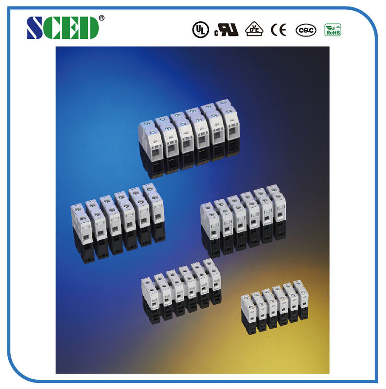 14.5mm の末端のコネクター ブロック 2-16 ポーランド人 600V 65A PA66 を投げて下さい