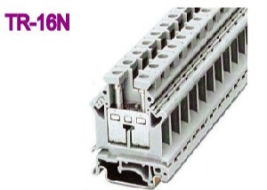 101A ディン鉄道ターミナルブロック 800V 25mm2 ブラス 12.2mmターミナル幅