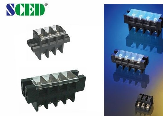 プラスチック カバー21mmパーホレーションの180Aパネルの台紙のターミナル ブロックを通した供給