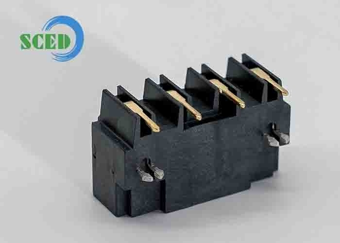 LCP 金色黒色 プラグイン可能な端末ブロック 右角 7.5mm 300V 16A