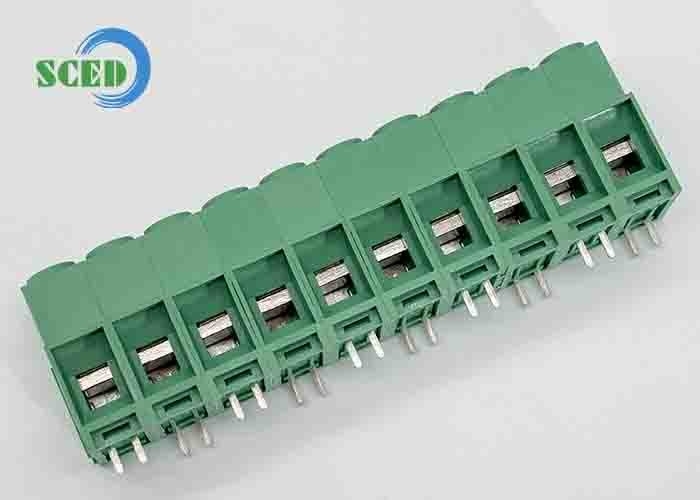 10.16mm 57A PCB端末ブロック 緑の銅 PA66 ニッケル付