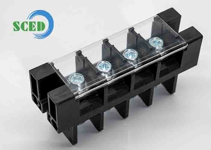 21.00mm PBT フード 通過 180A パネルマウント プラスチックカバー付き 穴穴端ブロック
