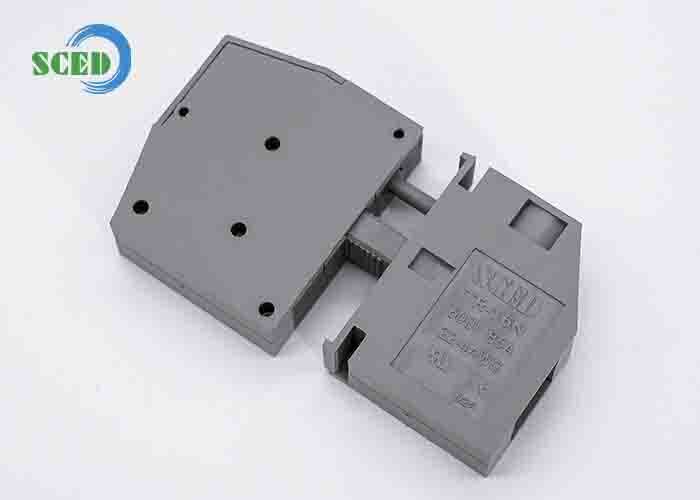 Stripping Length 24mm Panel Connection Blocks with Number of Poles 2 To 24 Poles Providing and Connections in Electrical Control Panels