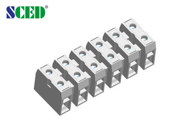 ターミナル ブロック 30A ピッチ 12.00mm の PA66 銅を通した 600V 供給