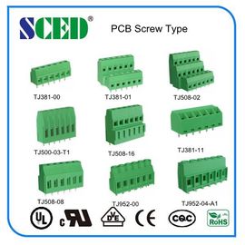 5.08mm 10A ダブルレベルPCB端末ブロック 緑色ニッケル