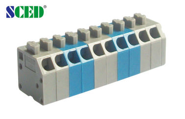 45度ワイヤー入口のばねのタイプ ターミナル ブロック ピッチ3.50mm 300v 2P - 28P