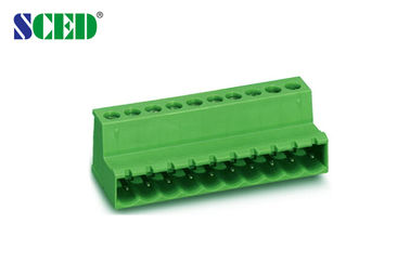 PCB 2-22 ポーランド人のプラグイン可能なターミナル ブロック 5.08mm ピッチの女性部品 300V 18A
