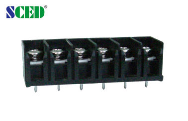 2-20 ポーランド人 15A の黄銅 16-24 AWG が付いている 10mm ピッチ力の障壁のターミナル ブロック
