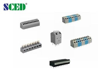45度ワイヤー入口のばねのタイプ ターミナル ブロック ピッチ3.50mm 300V 2P - 28P
