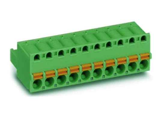 ピッチ5.08mmの電気プラグイン可能なターミナル ブロック300V 18Aプラスチック ハウジング
