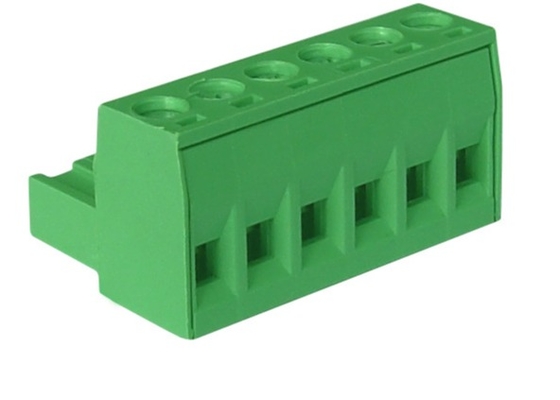 緑ピッチ5.08mmの電気ターミナル ブロックM3は女性の部品をねじで締める