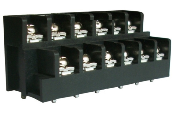 電気照明と自動化のためのブラック20A300V 4*2P-16*2Pバリアターミナルブロック