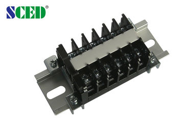 8.00mm のレール敷のターミナル ブロック、ポーランド人が付いている 600V 10A の障壁のターミナル ブロック