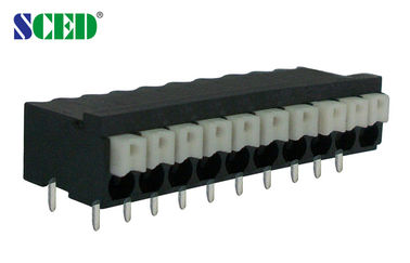 3.50mm の PCB スイッチ エレベーター 2 ポーランド人- 28 ポーランド人のための 10A ばねのターミナル ブロック