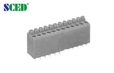 3.81mm ピッチ PCB のばねの Screwless のターミナル ブロック、16 - 20 AWG 300V 10A、2P - 28P