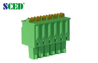3.50mm は PCB Screwless のターミナル ブロックのプラグを差し込みます