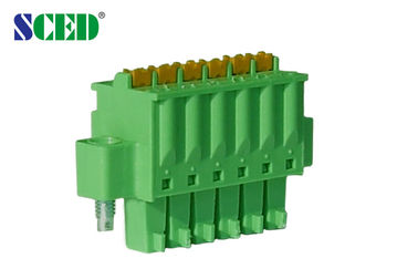 緑 2P - 20P プラグイン可能なターミナル ブロック、ピッチ 3.50mm はターミナル ブロックのプラグを差し込みます