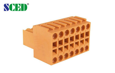 3.50mm はシングル レベル、2*2P - 24*2P の Screwless のターミナル ブロックのプラグを差し込みます