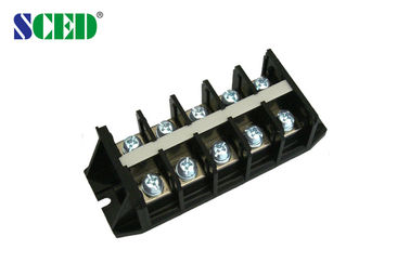 柵交通機関のための黒く高い現在の力のターミナル ブロック ピッチ 20.00mm 600V 80A