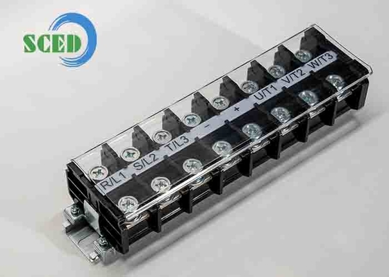 600V 101A 黒 2-20AWG PCB 高電流端末ブロック サーバーサイト