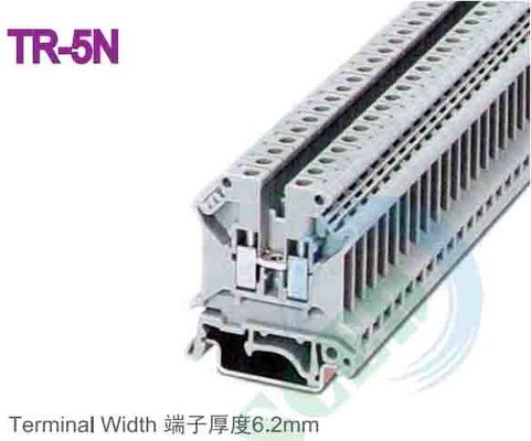 ZB6 AC DC Din Rail ターミナルブロック 電源 固定螺栓 M4 と Zack Srtip