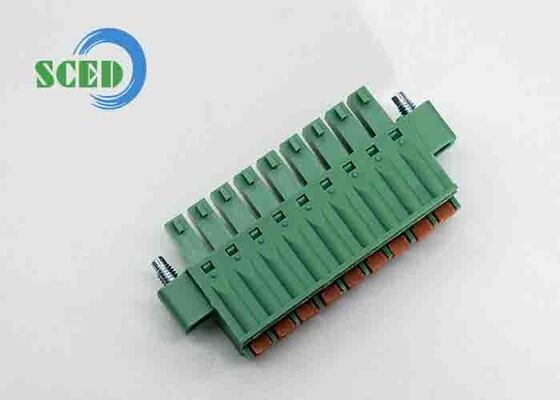 18A 電流の定位電流プラグイン可能な端末ブロック,ポリアミドPA66ホイジングと150V電圧,信頼性の高い電気接続