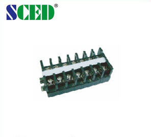 黒い PCB 10.8mm のパネルによって取付けられるターミナル ブロックねじ障壁のタイプ