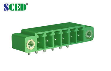 コミュニケーション プラグイン可能なターミナル ブロックの縦の入口ピッチ 3.81mm 300V 8A 2P-20P