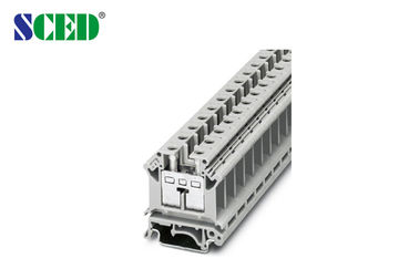 末端の幅 12.2mm の喧騒の柵のターミナル ブロック 600V 85A AWG 22 - 4