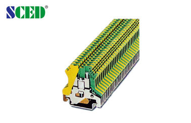 喧騒の柵のターミナル ブロックの末端の幅 4.2mm の AWG 30 - 14 のアース端子のブロック