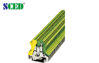 二重デッキ 30 - 12 の AWG 2.5mm2 の幅 5.2mm の喧騒の柵のターミナル ブロックはタイプをひきました