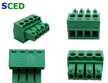 300V 8A PCB はターミナル ブロック 3.81mm ピッチのプラグイン可能なターミナル ブロックのプラグを差し込みます